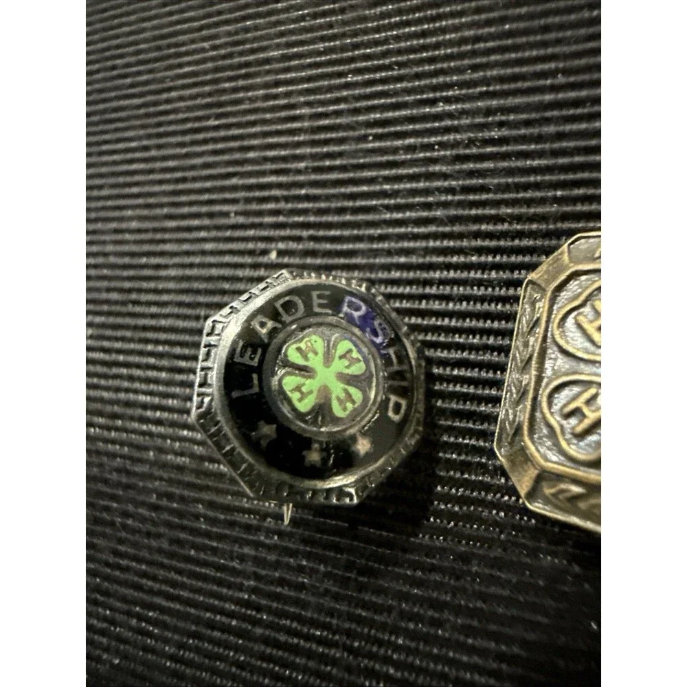 Lot Of 2 Vintage 4-H Pins